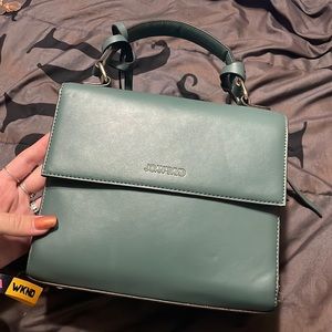 Mini teal handbag